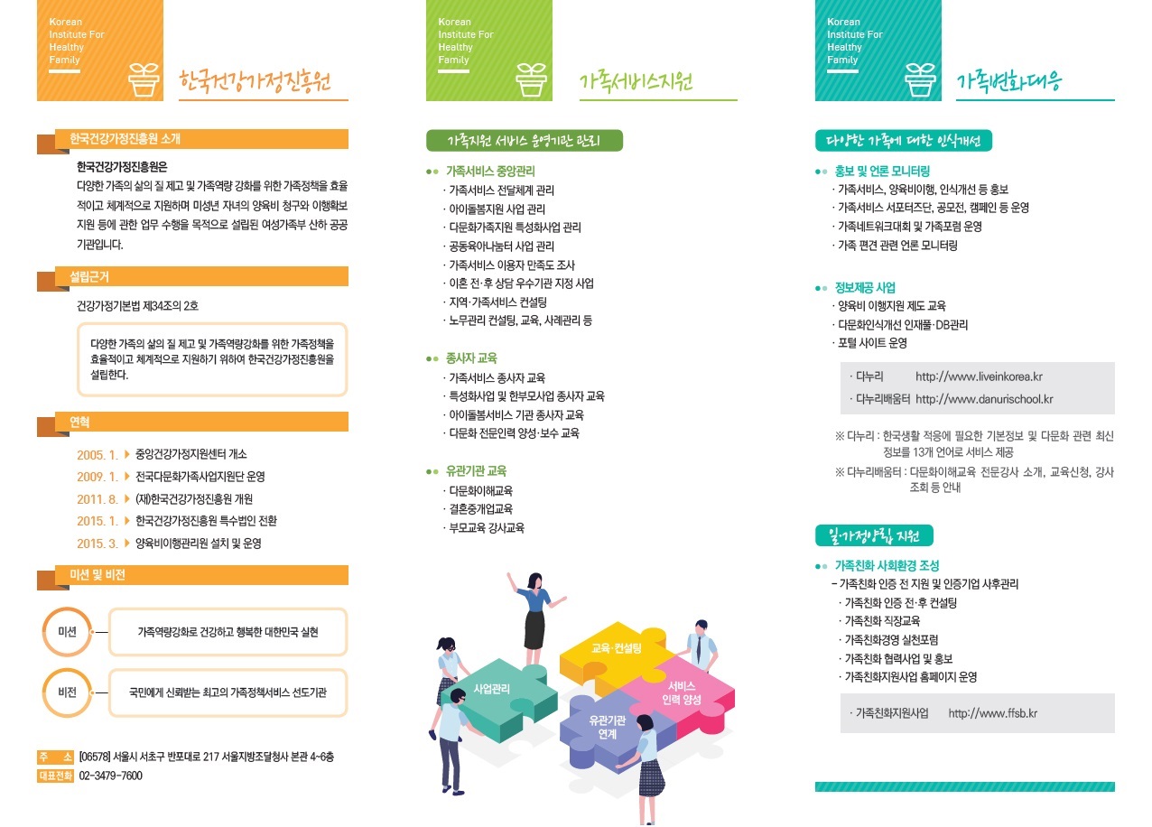 external_image 2019년도 한국건강가정진흥원 리플릿